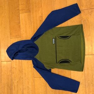 Kids Melanzana micro grid hoodie